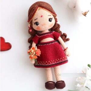 Receita Boneca Indiana Amigurumi