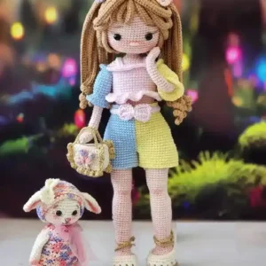 Receita Boneca Nina Amigurumi