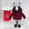 Receita Guaxinim Amigurumi