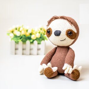 Receita Preguiça Amigurumi