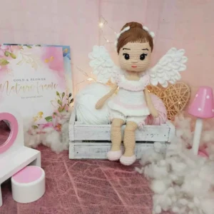 Receita Boneca Anjo Amigurumi