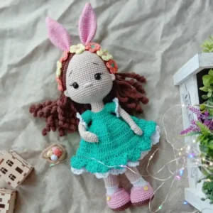 Receita Boneca Coelha Amigurumi