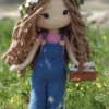 Receita Boneca Jardineira Amigurumi
