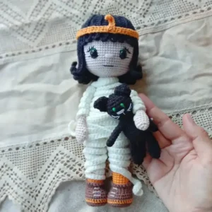 Receita Boneca Mumia Amigurumi