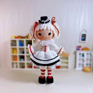 Receita Boneca Pen Amigurumi