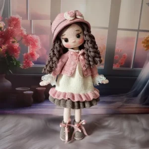 Receita Boneca de Chapeu Amigurumi