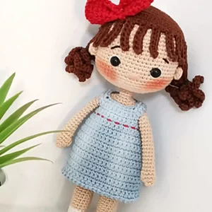 Receita Boneca de laço Amigurumi