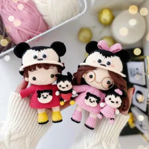 Receita Mickey e Minnie Amigurumi