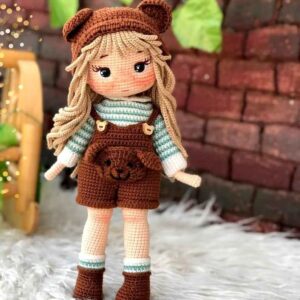 Receita Boneca Urso Amigurumi