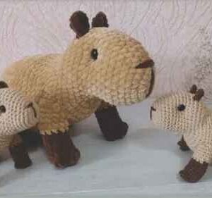 Receita Capivara Amigurumi