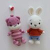 Receita Coelho e Gato Alice Amigurumi