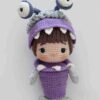 Receita Monstro Boo Amigurumi