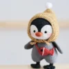 Receita Pinguim Amigurumi