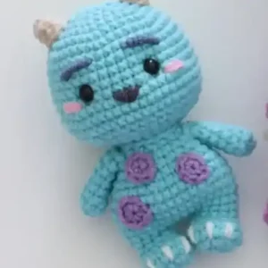 Receita Sulley Amigurumi