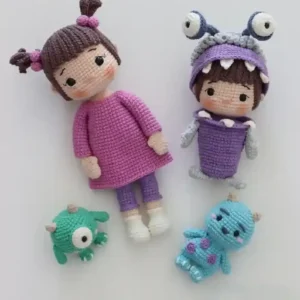 Receita Turma da Booh Amigurumi