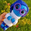 Receita Tristeza  Divertidamente Amigurumi