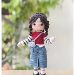 Receita Boneca Estilosa Amigurumi