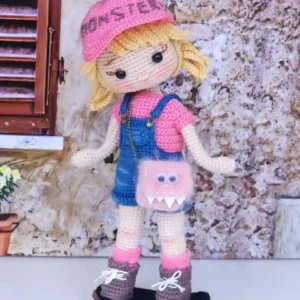 Receita Boneca Skatista Amigurumi
