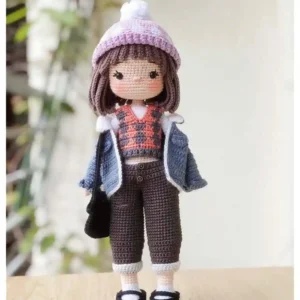 Receita Boneca de Gorro Amigurumi