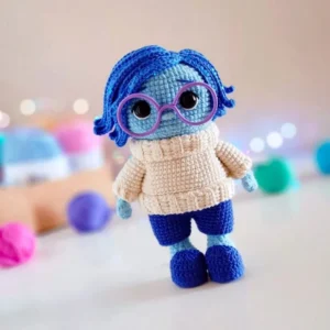 Receita Tristeza Divertidamente Amigurumi