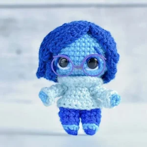 Receita Tristeza Divertidamente Amigurumi