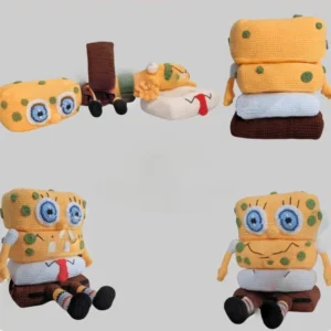 Receita Bob Esponja Encaixe Amigurumi