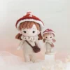 Receita Boneca Cogumelo Amigurumi