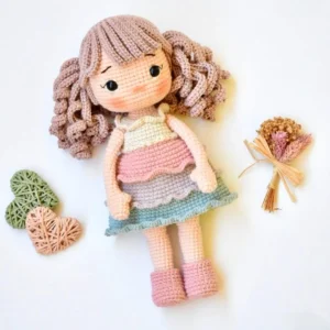Receita Boneca Mel Amigurumi