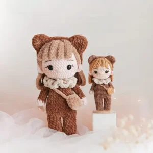 Receita Boneca Urso Amigurumi
