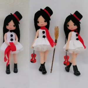 Receita Boneca Violinista Amigurumi