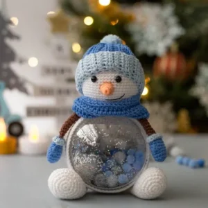 Receita Boneco de Neve Amigurumi