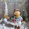 Receita Boneco de Neve Amigurumi