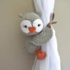 Receita Coruja Segura cortina Amigurumi