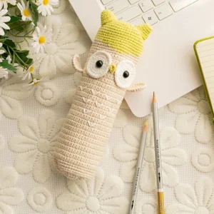 Receita Estojo Coruja Amigurumi