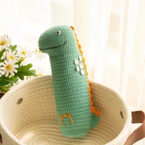 Receita Estojo Dinossauro Amigurumi