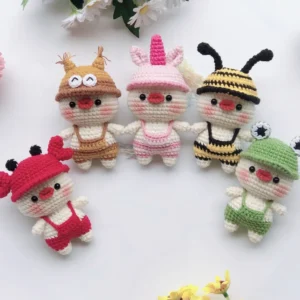 Receita Bichinhos fantasiados Amigurumi