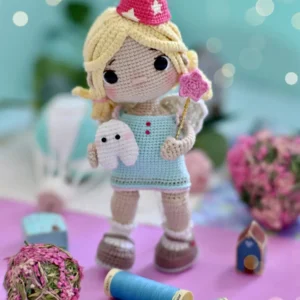 Receita Fada do Dente Amigurumi