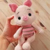 Receita Leitão Amigurumi