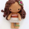 Receita Moana Mini Amigurumi