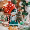 Receita Pinguim Natalino Amigurumi
