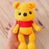 Receita Pooh Amigurumi