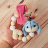 Receita Prendedor de Chupeta Bisonho Amigurumi