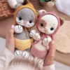 Receita Gatinhos Amigurumi