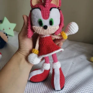 Receita Amy Rose Amigurumi