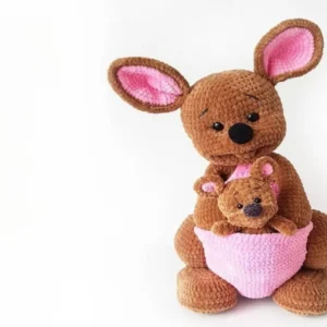 Receita Canguru Amigurumi