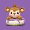 Receita Donut Macaco Amigurumi