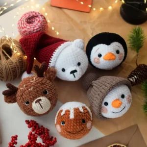 Receita Enfeite Natalinos Amigurumi