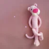 Receita Pantera cor de rosa Amigurumi