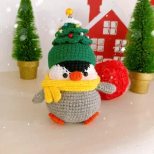 Receita Pinguim Amigurumi