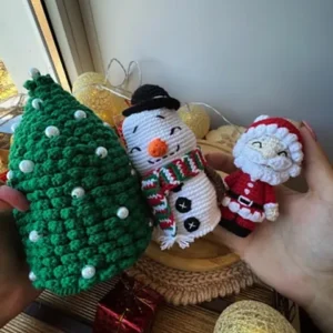 Receita Trio Natalino Amigurumi